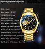 Wristwatches Reloj Hombre 2022 CHENXI Watch Men Gold Watches Stainless Steel Band Automatic Mechanical Waterproof