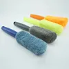 Car Brushes Portable Microfiber Wheel Tire Rim Brush Wheel Washing Cleaning With Plastic Handle Cleaner Tools