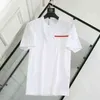 T-shirt de design masculino primavera verão mangas coloridas camisetas férias manga curta casual letras impressão tops faixa de tamanho S-XXL72LT