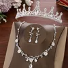 Lusso argento cristallo strass diadema perle corone nuziali regina principessa diademi per le donne ragazze accessori per capelli da sposa