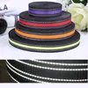 2cm Traffic Signal High Visibility Competitive Price Reflect Webbing Dog Collar Double Lines Reflective Thread Woven Tape Imitative Nylon Pett Belt