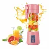 Fruit Juicer Cup Portable Mixer Multifunctional USB Electric Blender Food Smoothie Maker Blender Stirring Rechargeable 6-leaf