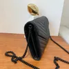 Bolsas de grife bolsa de ombro de corpo cruzado bolsa de bolsa de bolsa de bolsa original caixa original couro genuíno de alta qualidade mulher mensageiro caviar