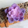 Decorative Flowers & Wreaths 39Styles Purple Flocking Artificial Succulents Plants Home Garden Decoration DIY Wall Flower Arrangement Fake P