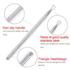 Nail Art Pusher Dead Skin Remover Stick RVS pincet UV Gel Nails Cutter Removers Nail tool engineer tool