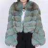 Зима настоящий меховой пальто дамы Parka Par