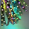 6MM S Shape DC5V 1m WS 2812B LED Strip Pixel Light Built-in 2812 IC RGB NO Waterproof 5050 30/60leds for TV Background