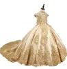 2022 Gold Glitz Ball Gown Princess Little Girls Pageant Dresses Fuchsia Little Baby Camo Flower Girl Dresses With Beads BC4609 B0520231