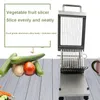 BEIJAMEI Robot da cucina Commerciale Pomodoro Limone Cetriolo Arancia Patate Formaggio Affettatrice Manuale Frutta Verdura Affettatrice