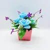 Декоративные цветы венки садовые ультрафиолетовые цветочные композиции искусственная роза бонсай.