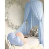 Baby Mosquito líquido Canopy Berço de berço Cortina de cama Hung Hung Hung Dome Girls Bursery Room Decoração Princesa Canopy Crianças jogam tendas 220531