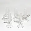 Narguilés Dry Herb slide bols en verre 10mm 14mm 18mm avec fleur flocon de neige filtre Bong bol pour Bongs Ash Catcher fumer Bols