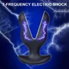 Eletric Shock Vibrator Dilator Opening Butt Expander Silicone Anal Plug G-spot Prostate Massager Dildo sexy Toys for Men Gay Beauty Items