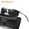 Aoron Polarized MensWomen Driving Mirror Sun Óculos Metal Frame S UV400 Anti Sunglasses Atacado 220620