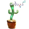 Lovely Dancing Doll Talking Electron Plush S Repeat Singing Cactus s Children Kids Eon Toy Gift 220621