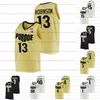 A3740 Custom Purdue Boilermakers 2021-22 NCAA College Basketball Jersey Caleb Furst Glenn Robinson Isaiah Thompson Zach Edey Jaden Ivey Trevion