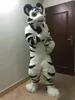 Traje de mascote de tigre Fursuit Halloween terno de cartoon