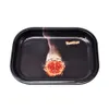 100pcs Wholesale Cartoon Stoners Medium Rolling Tray 18 x 14cm smoking accessories Small Color Tinplate Trays