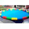 Piscina inflável colorida e arredondada para bolas de caminhada de água de verão pescando jogos de bolas zorb