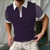 Polo da uomo Con Estampado Informal De Alta Calidad Para Hombre Camiseta Cremallera Y Solapa Moda Verano 2022Men's Men'sMen's