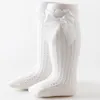 Filles Chaussettes Bébé Arc Princesse Robe Genou Haute Chaussette À Volants Respirant Falbala Printemps Été Européen Espagnol Enfants Net Chaussettes B8088