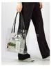 Bolsas de compras Moda Clear Jelly Tote Mujeres Hombro Diseñador Transparente Gran Capacidad S Bolso PVC Shopper Femenino 220412