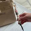 Keychains Mama Keychain Gift Leopard Print Silicone Bead Fashion Bag Pendant 2022 Mors dag