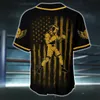 Boxning Anpassad namn Baseball Shirt Jersey 3D över hela tryckta män S Casual S Hip Hop Tops 220707