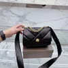 Borsa per organo Borse a tracolla Borse a tracolla con testa di serpente Cintura larga con patta Portafoglio Lettera di qualità Hasp Hardware Borsa a tracolla a catena staccabile