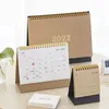 År Creative Kraft Paper Desk Calendar Ins Style Daily Schedule Planner Agenda Organizer 2021.09-.12 W220330