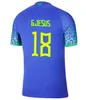 Oyuncu Sürüm 2022 Brezilya Futbol Forması Marcelo Pele Paqueta Neres Coutinho Firmino İsa 22 23 Brasils Futbol Gömlek