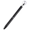 Nuovo arrivo Pearl Metal Ballpoint Pens Queens Crutch Pen School Office Forniture Signature Business Pen Student Gift DH8885