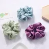 Scrunchies de seda de cetim Mulheres elásticas de borracha de borracha sólida rabo de cavalo laços de cabelo acessórios de cabelo de corda Conjunto de 20pcs