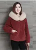 2022 Winter Women's Coat Fashion Casual Stitching Plaid Ladies Clothes Hooded Zipper Ladies Coat Cashmere Women Jacket