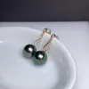 Dangle Chandelier Shilovem 18k or Rose perles d'eau douce naturelles boucles d'oreilles bijoux fins femmes à la mode cadeau de noël Myme9-1066652zzD