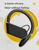 TWS Bluetooth Hanging-Ear-hörlurar Earhook Trådlösa hörlurar Sport Vattentät manschett för Apple Android Samsung Mobiltelefoner Power Bank 1000mAh laddningsfodral