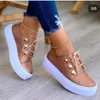 Groot formaat damesschoenen leer wit zwart dames gym dikke bodem trainers platform dames casual sneakers