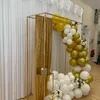 5 pcs Big Wedding Flower Arch DIY Quadro Decoração Backdrop Candle Rack Stand Bom Welcome Entrada Porta Props Balloons Balloons Tecido Prateleira