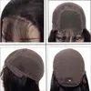 Wholesale High Quality 4*4 Short Bob Human Hair Lace Front Wigs For Black Women Straight 9A Pre Plucked Unprocessed Brazilian Virgin Hair With Natural Color