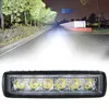 18w 6 LED Car Work Light Faretto ad alta luminosità Universale Offroad Automobile Truck Driving Nebbia Fari DRL Driving Lamp 12V