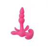 NXY Sex Anal Toys Silicon Plug Perlen Jelly Toys Haut fühlen Dildo Erwachsene für Frauen Glattstecker Erwachsene Prostata Massage 1220