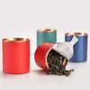 400pcs / lote Eco amigável redondo contêiner de papel descartável Tubo de embalagem de chá cilindro de alimentos Opções de cores múltiplas