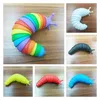 Flexible Fingertip Snail Sensory Toy Adult Antistress Squirming Fidget Toys Autism Chiledren Gift Decompression Slug 220629