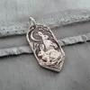 Pendentif Colliers Rétro Créatif Lune Argent Symbole De L'Amour Collier Adapté Aux Couples Mode Casual Bijoux De Fête CadeauxPendentif Collier