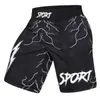 Herr shorts punk stil full tryck komprimering män kampsport bär design anpassad din egen mma jiu jitsu kämpar shortsmen's