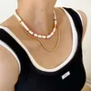 Chokers Timeless Wonder Fancy Natural Stone Shell perles