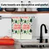 Merry Christmas Kitchen Towel Fast Drying Baking for Daily Kitchen Home Cleaning 15x25 inches 3 piece