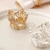 Crown Napkin Ring Gold Silver Napins Buckle Hotel Wedding handdoek Rings Verjaardagen Festival Party Banquet Tafel Decoratie BH6980 TYJ