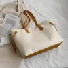 Bolsos de mano para mujer a la moda bolso de hombro informal de verano de tendencia bolso de mano de gran capacidad