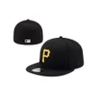 2022 Popular Hip Hop Men039s Sport Team Fitted Caps On Field Full Closed Design Solid Color Letter Green Yellow Color B A Size 8890955